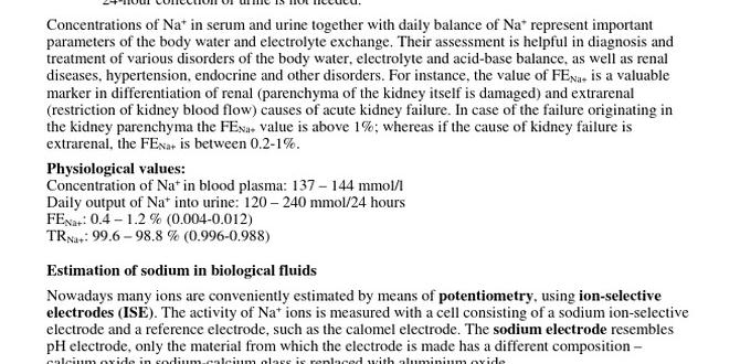what causes too much sodium in urine what causes too much sodium in urine