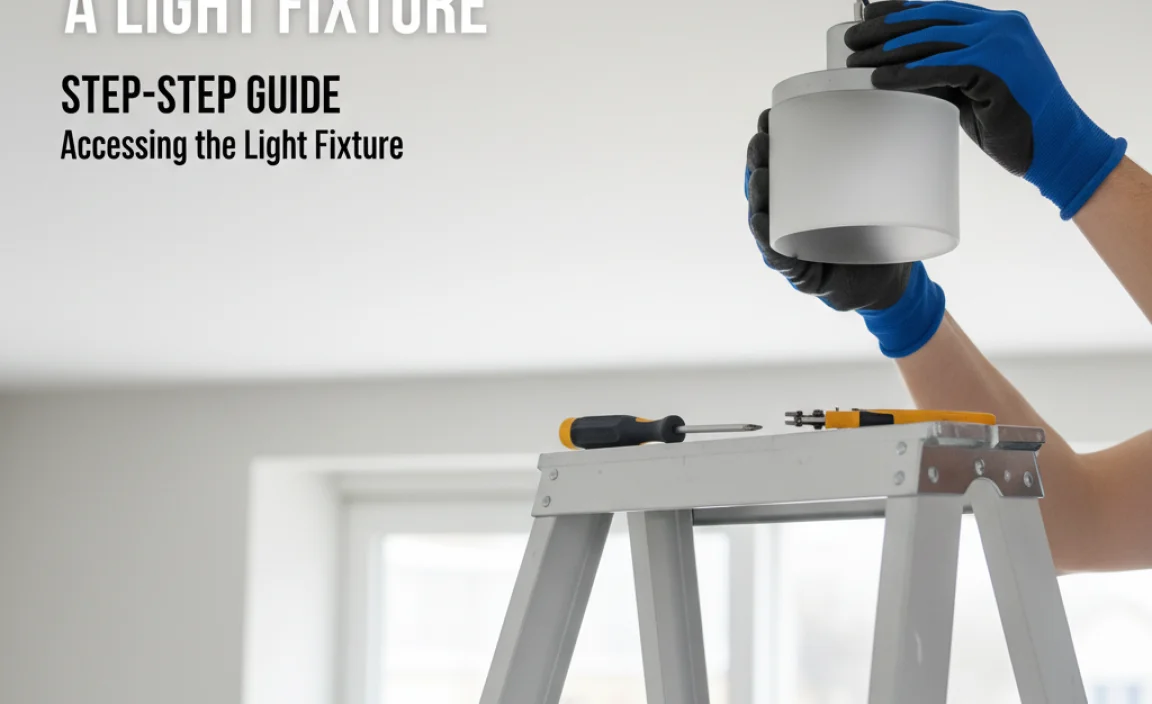 Accessing the Light Fixture