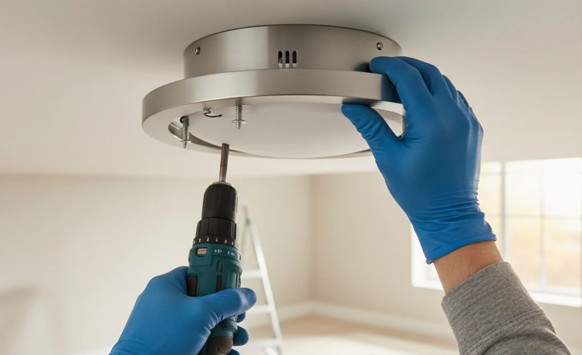 Accessing the Light Fixture