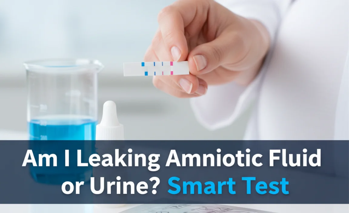 Am I Leaking Amniotic Fluid or Urine? Smart Test