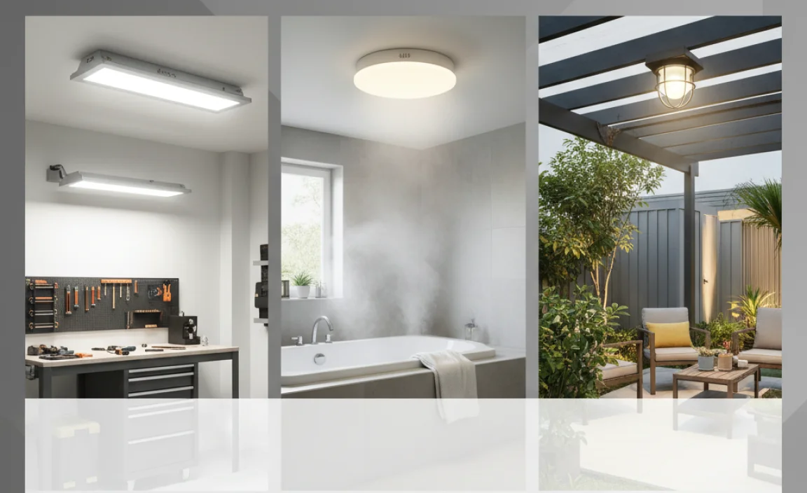 Applications of Totally Enclosed Light Fixtures