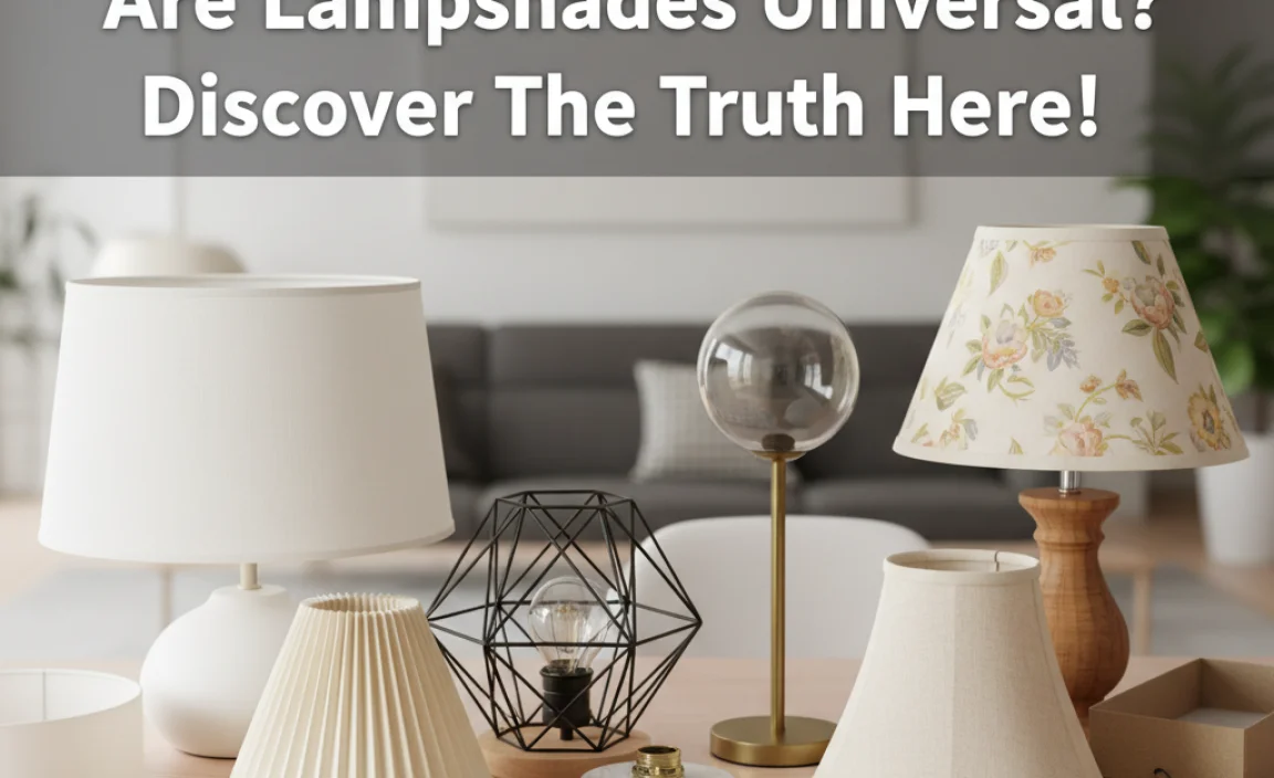 Are Lampshades Universal? Discover The Truth Here!