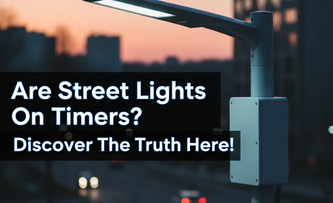 Are Street Lights On Timers? Discover The Truth Here!