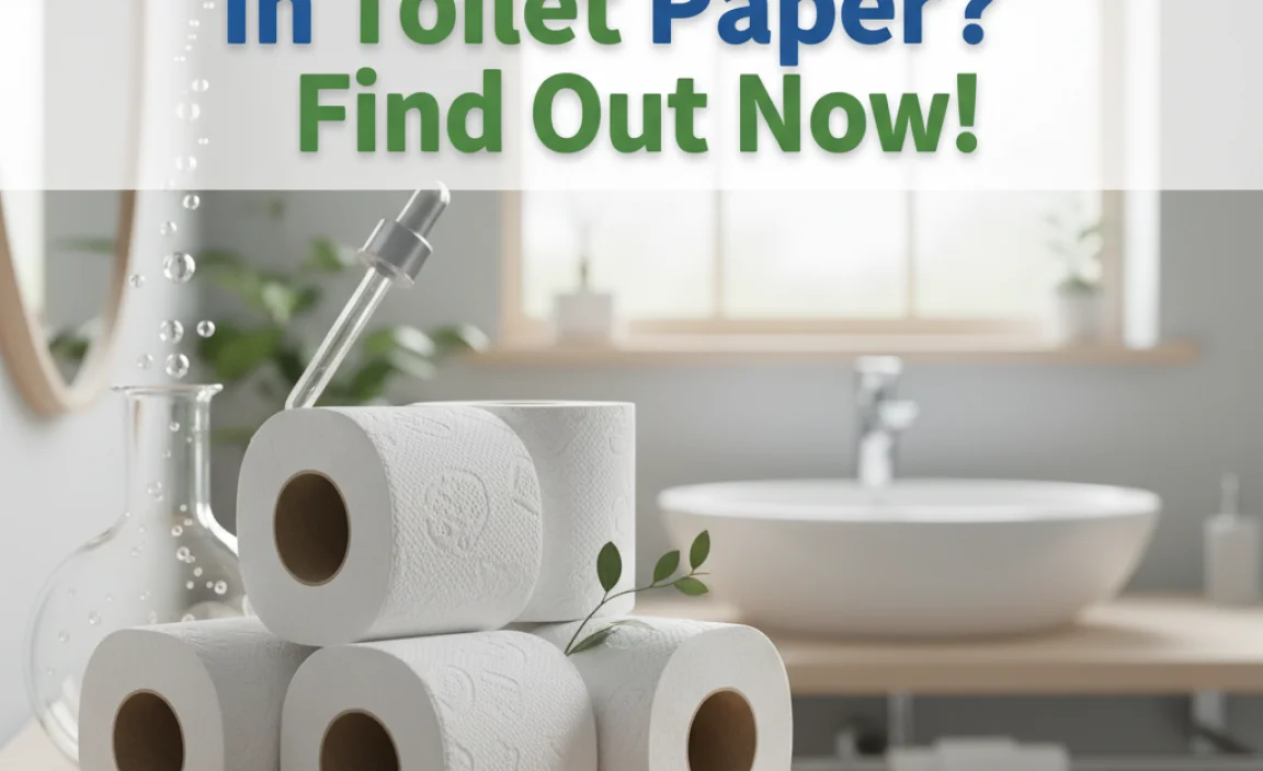 Are There Chemicals In Toilet Paper? Find Out Now!