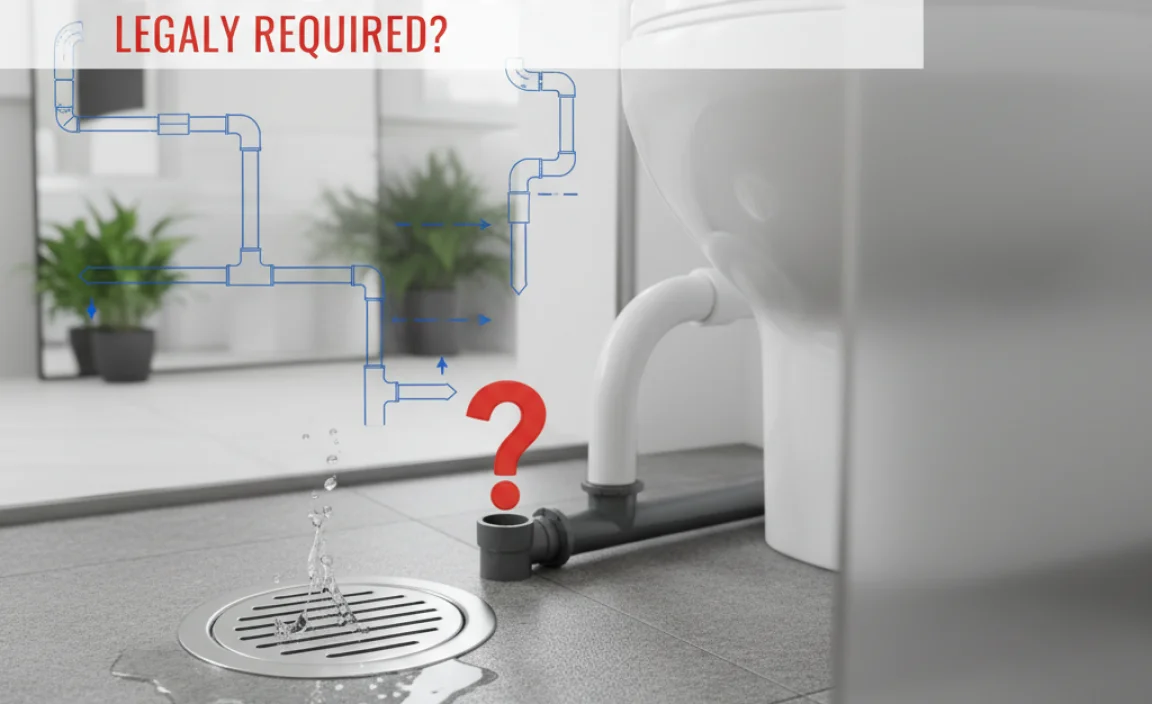 Are Toilet and Shower Drains Legally Required to be Connected?