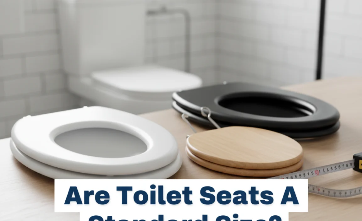 Are Toilet Seats A Standard Size? Find Out Now!