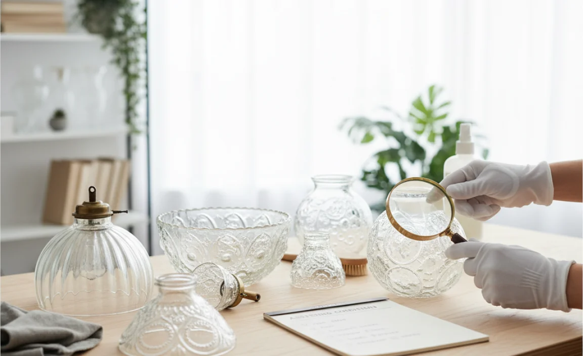 Assessing the Condition of Your Old Glass Light Fixtures