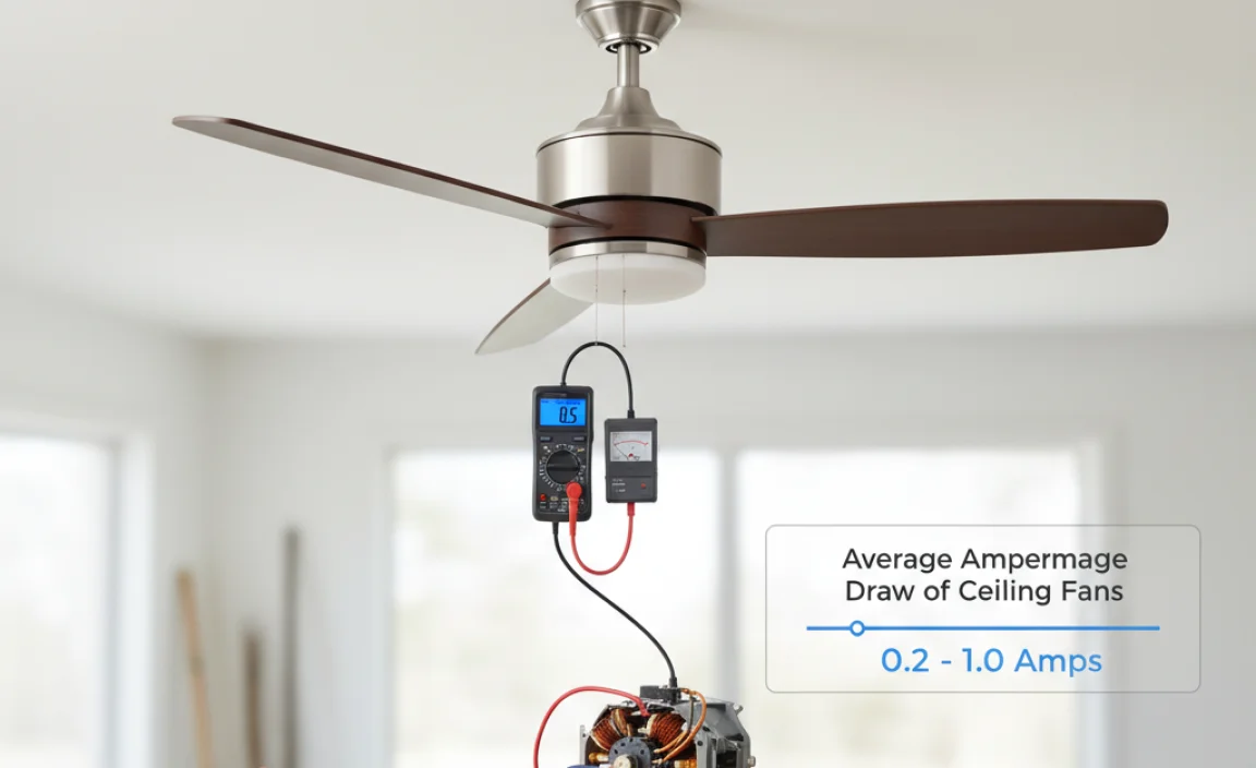 Average Amperage Draw of Ceiling Fans