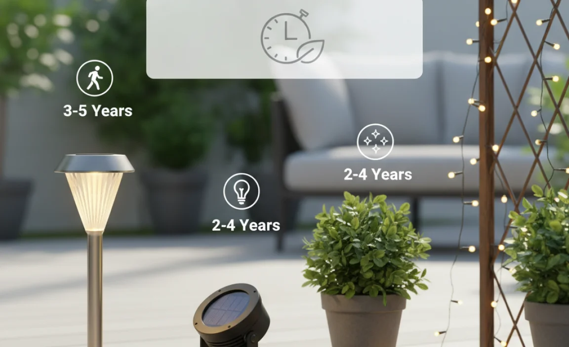 Average Lifespan of Different Types of Solar Lights