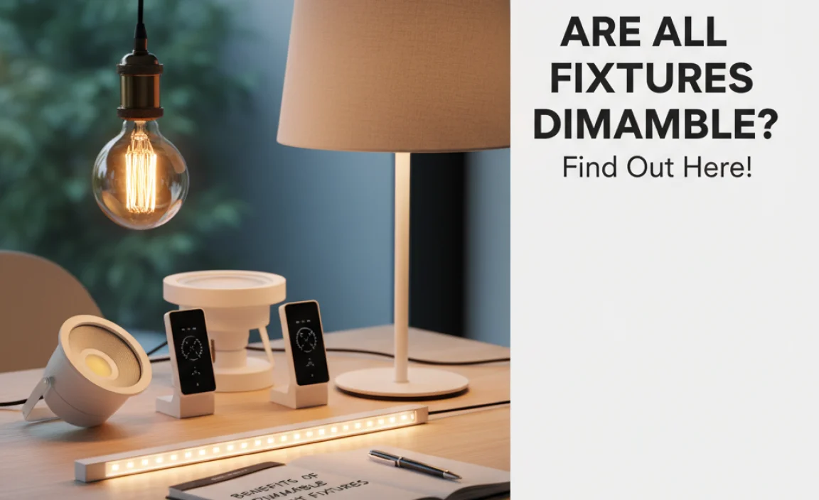 Benefits of Dimmable Light Fixtures