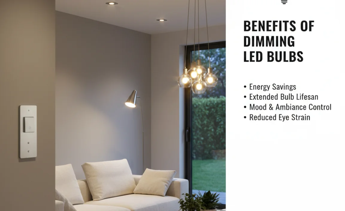 Benefits of Dimming LED Bulbs