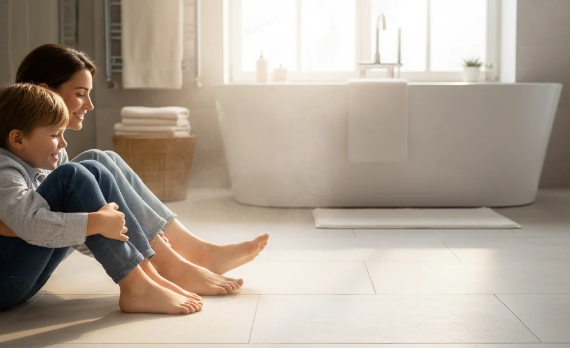 Benefits of Heated Bathroom Floors