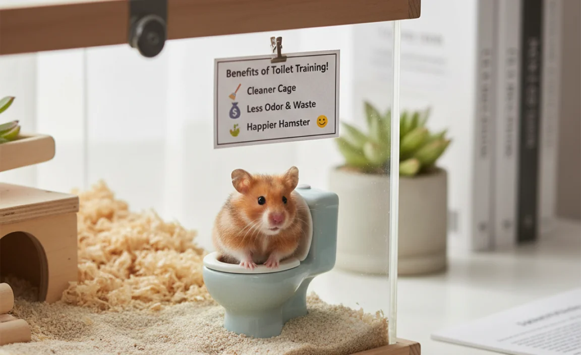 Benefits of Toilet Training Your Hamster