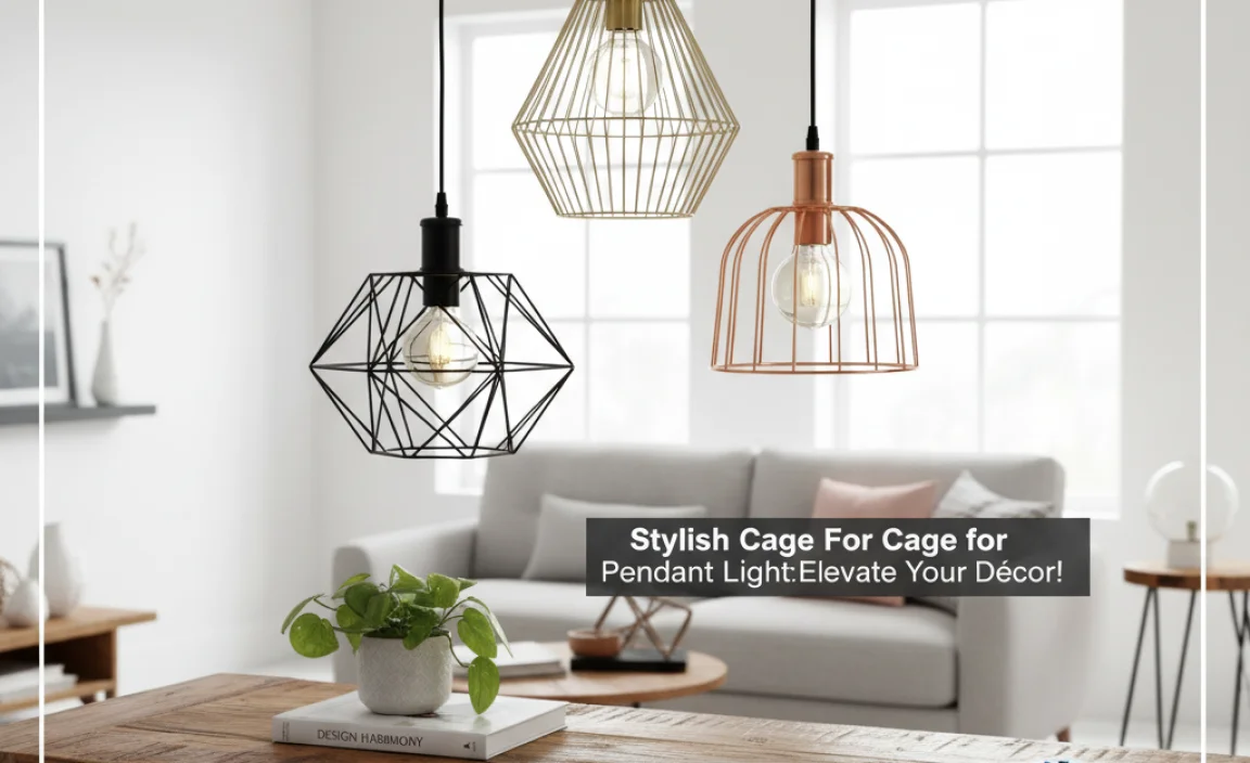 Benefits of Using a Cage for Pendant Lights
