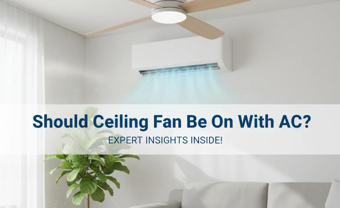 Benefits of Using a Ceiling Fan with AC