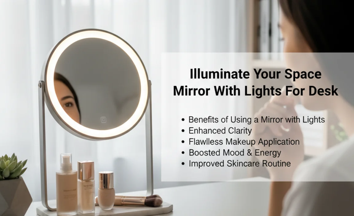 Benefits of Using a Mirror with Lights