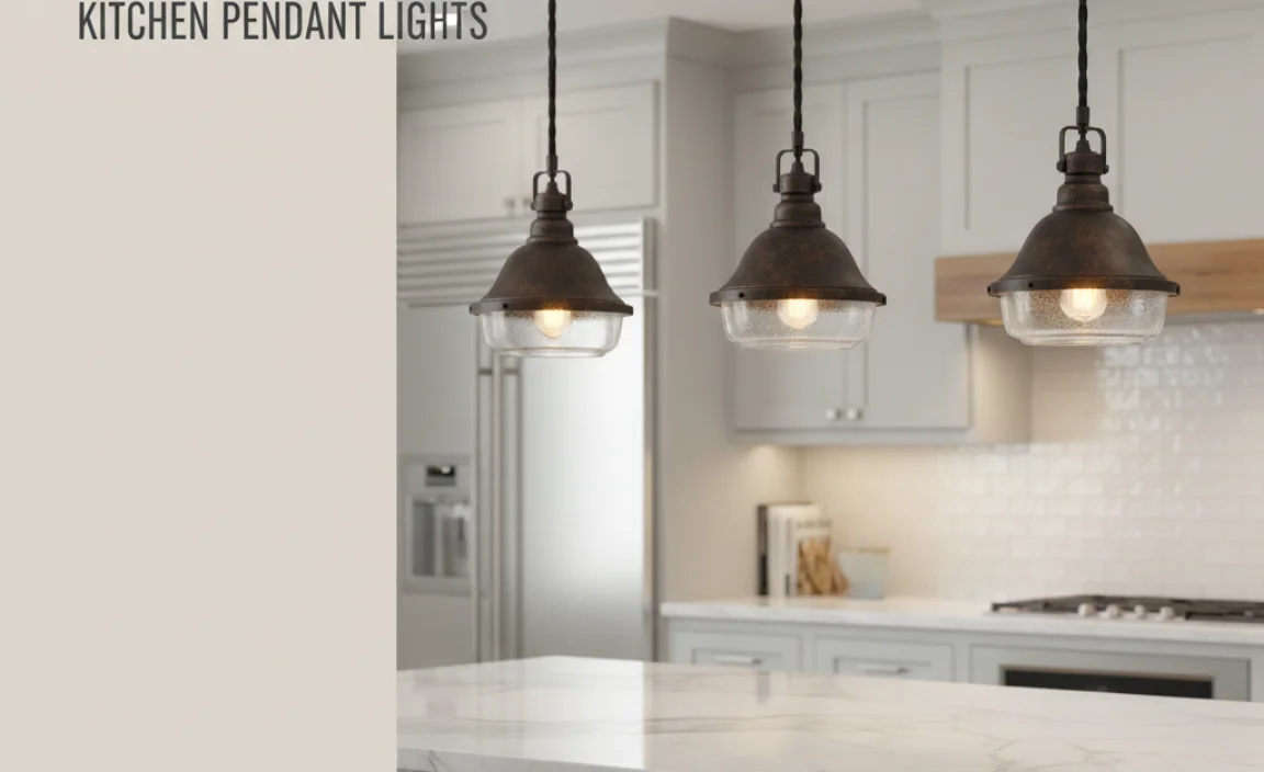 Benefits of Using Oil Rubbed Bronze Pendant Lights in the Kitchen