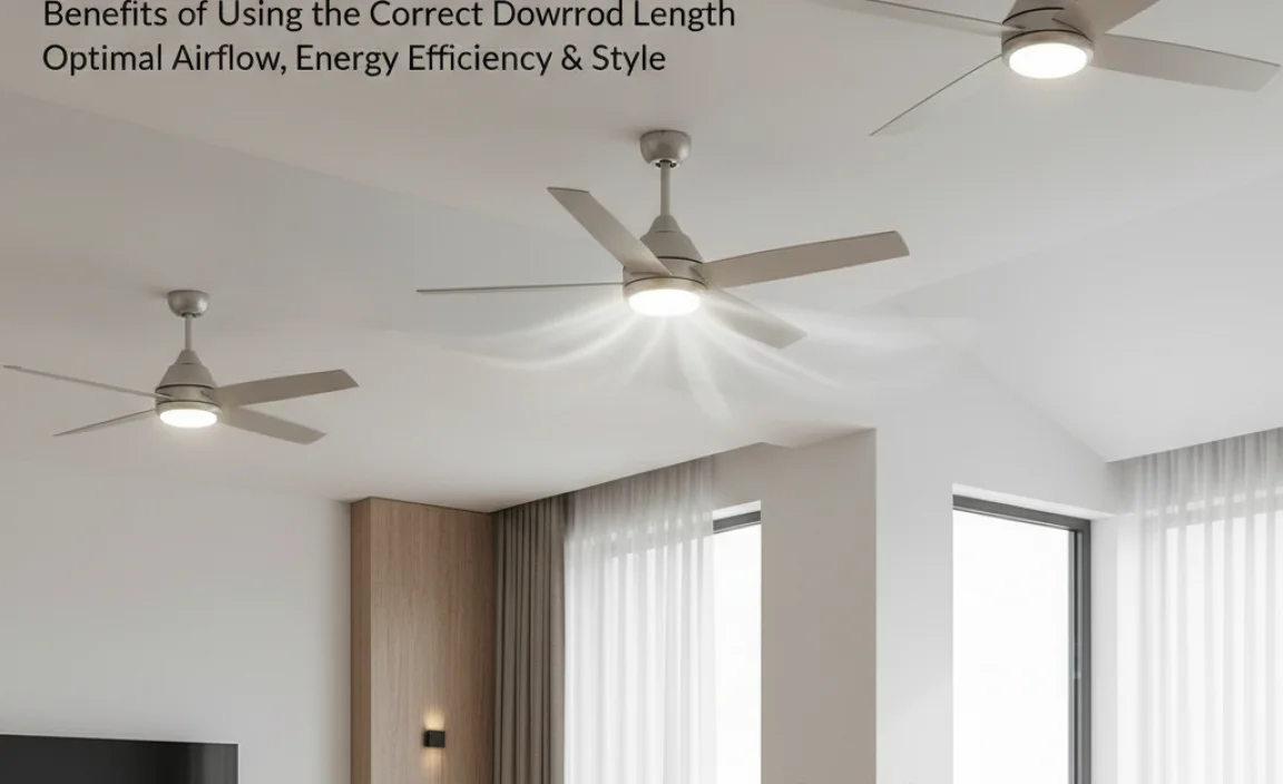 Benefits of Using the Correct Downrod Length