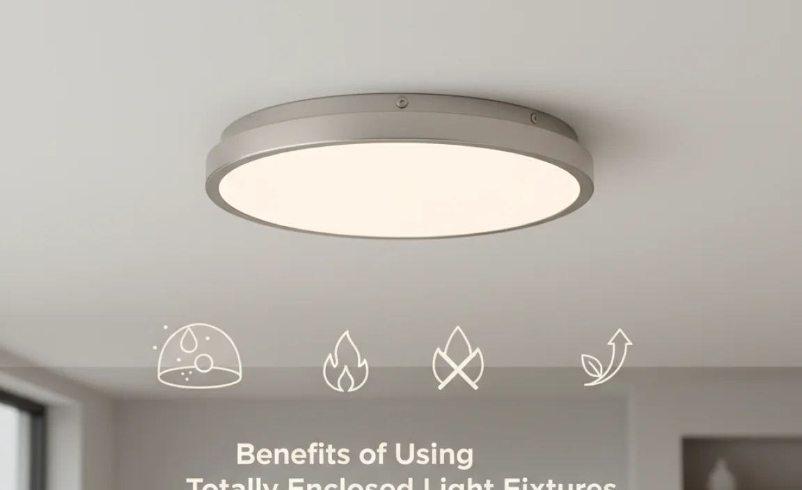 Benefits of Using Totally Enclosed Light Fixtures