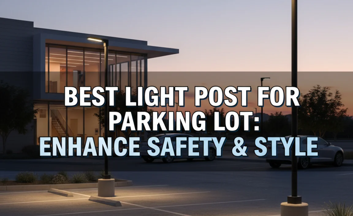Best Light Post For Parking Lot: Enhance Safety & Style