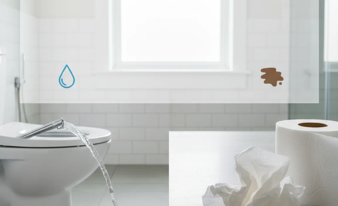 Bidet Hygiene vs. Toilet Paper