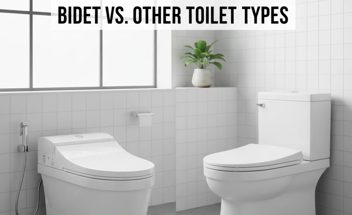 Bidet vs. Other Toilet Types