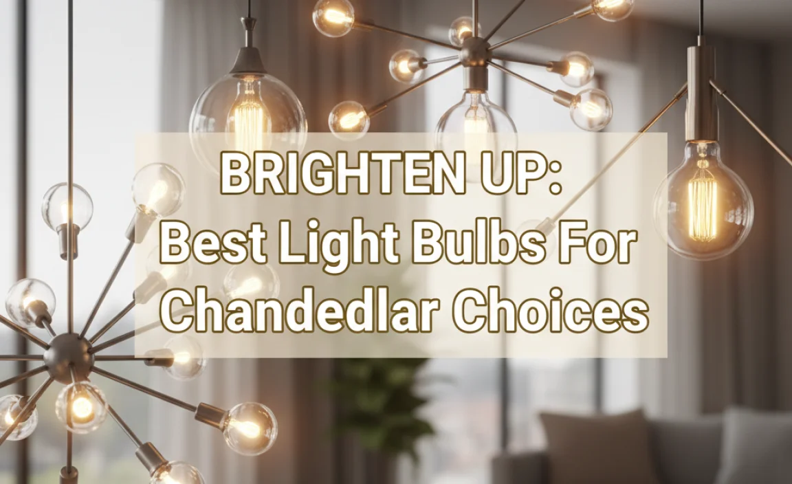 Brighten Up: Best Light Bulbs For Chandelier Choices