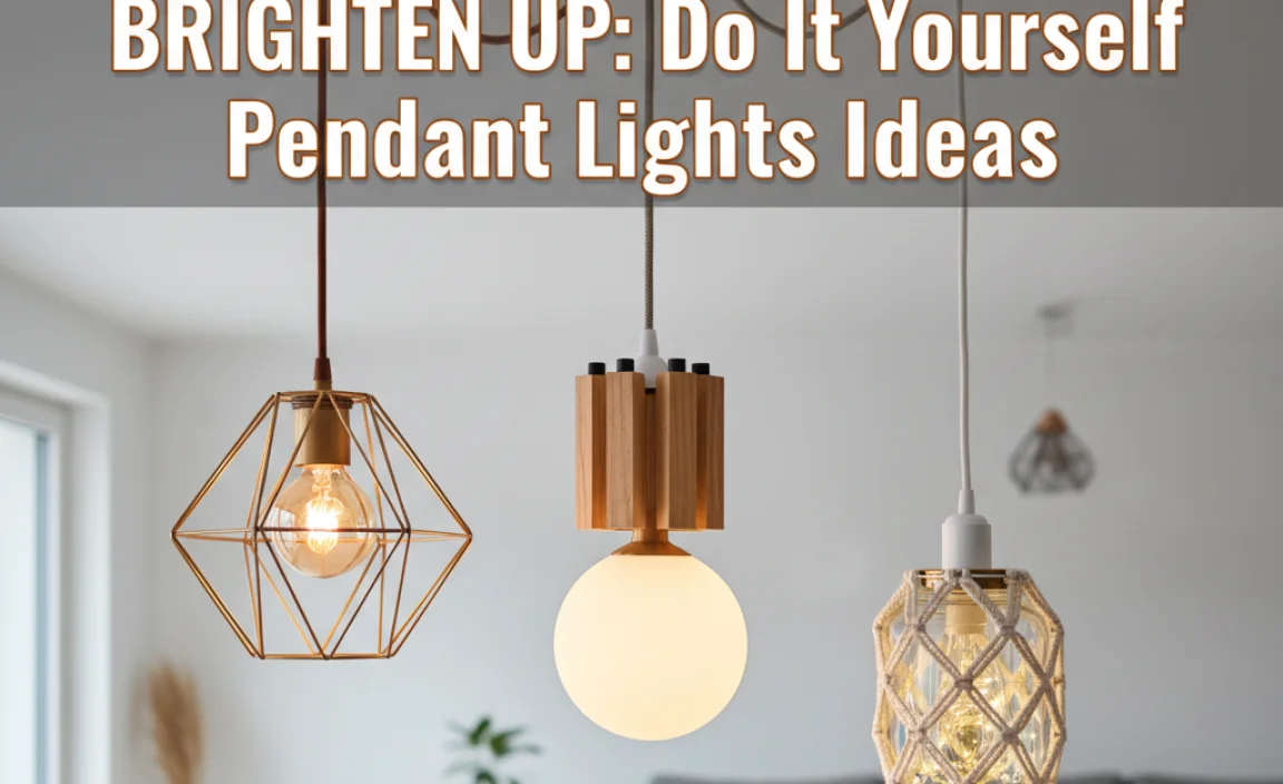 Brighten Up: Do It Yourself Pendant Lights Ideas