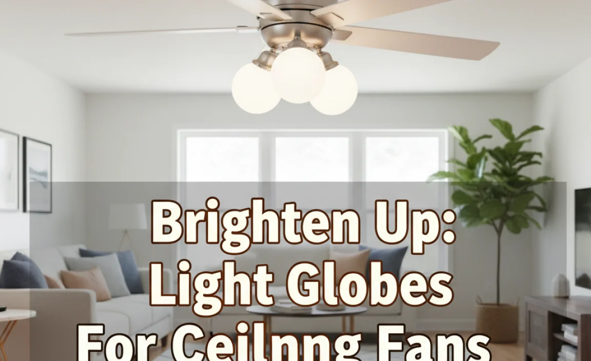 Brighten Up: Light Globes For Ceiling Fans Explored!