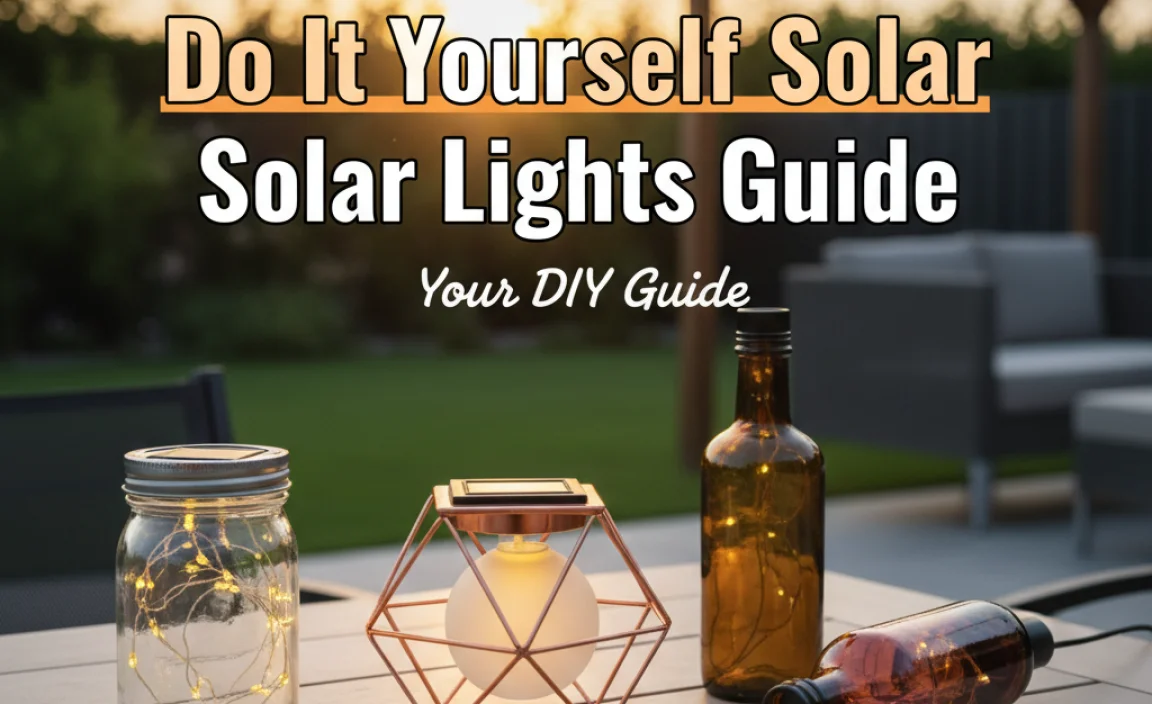 Brighten Your Space: Do It Yourself Solar Lights Guide
