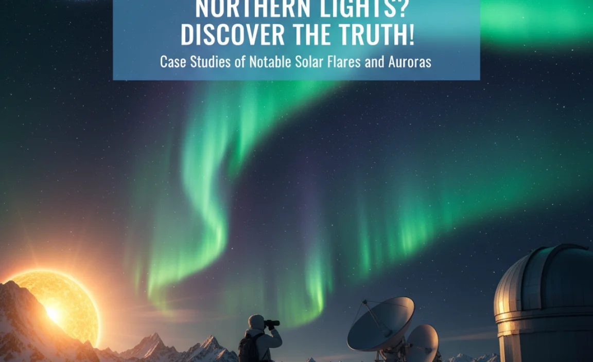 Case Studies of Notable Solar Flares and Auroras
