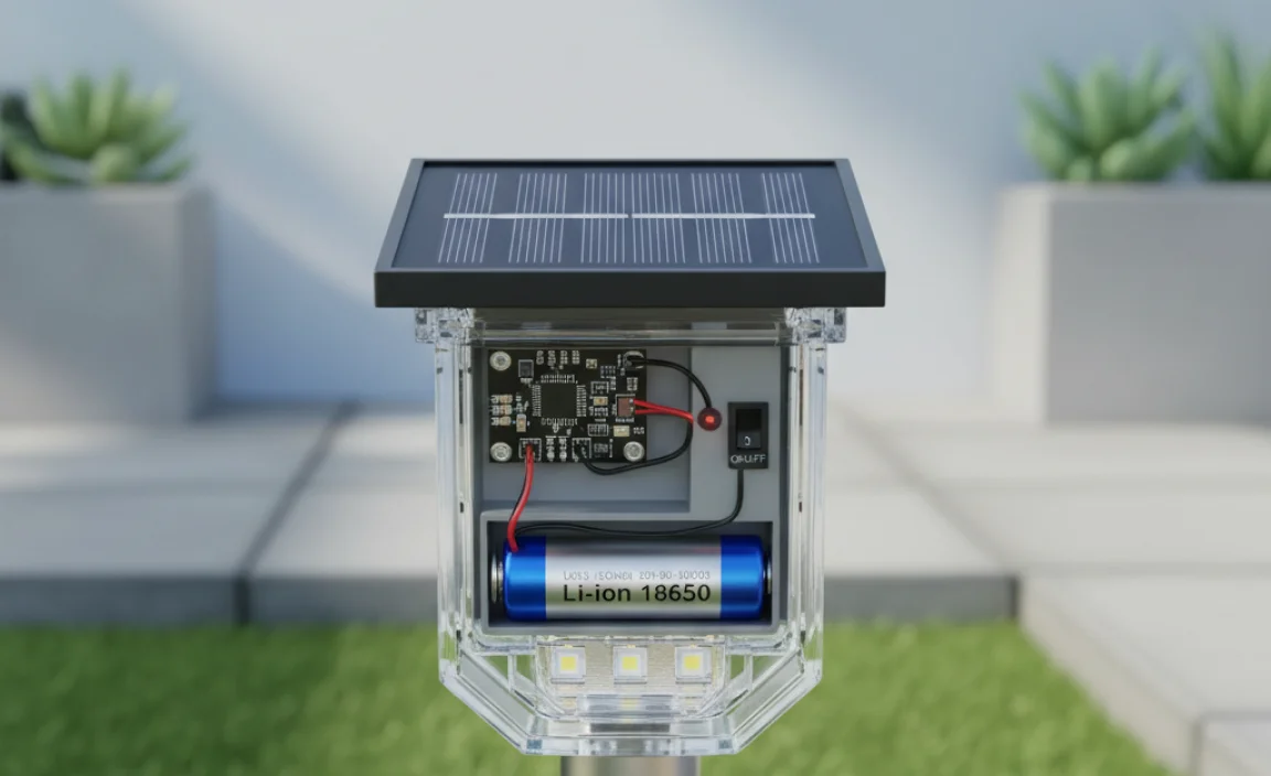 Charging Mechanism of Solar Lights