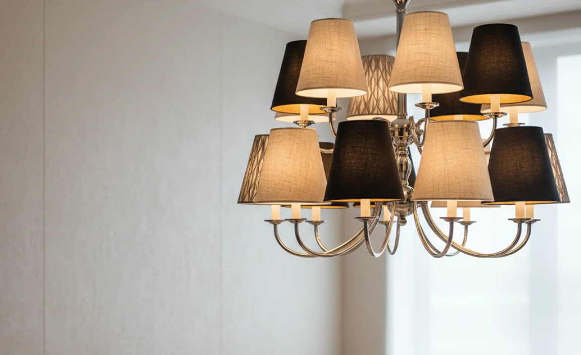 Choosing The Perfect Lamp Shade For Your Chandelier