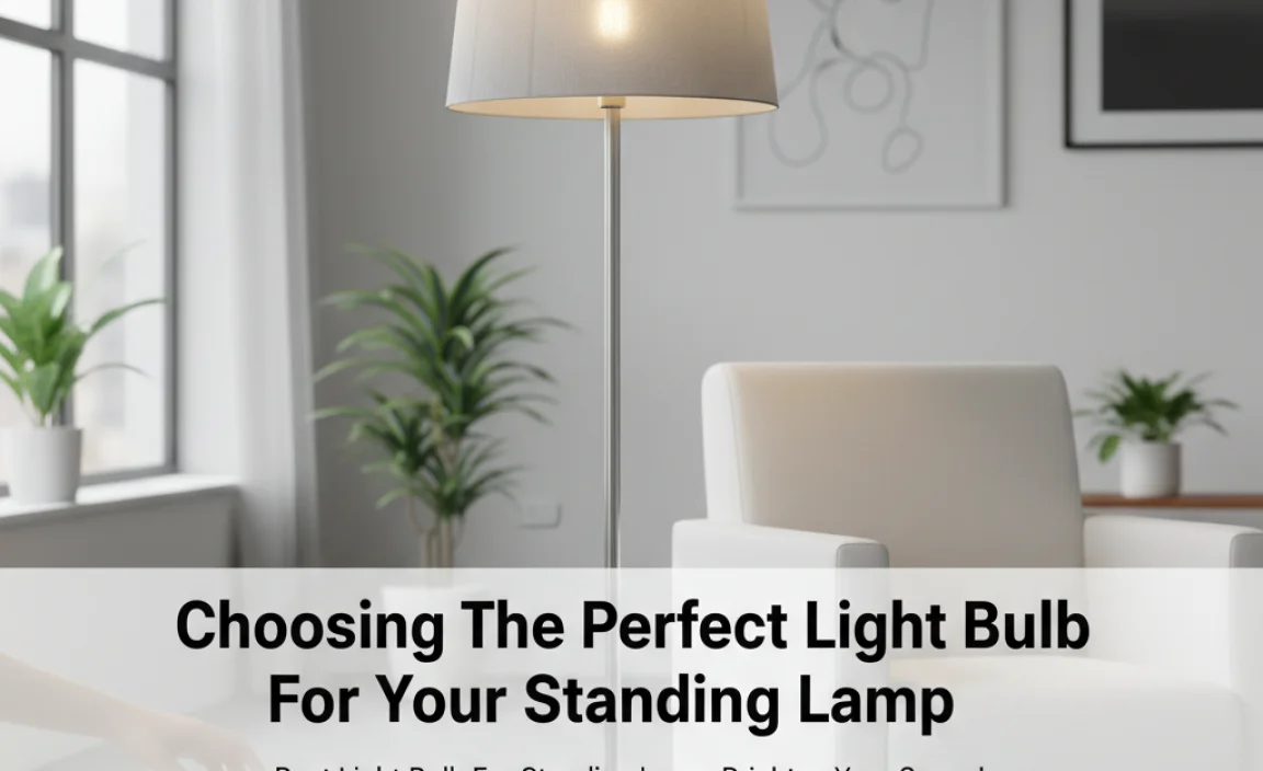 Choosing The Perfect Light Bulb For Your Standing Lamp