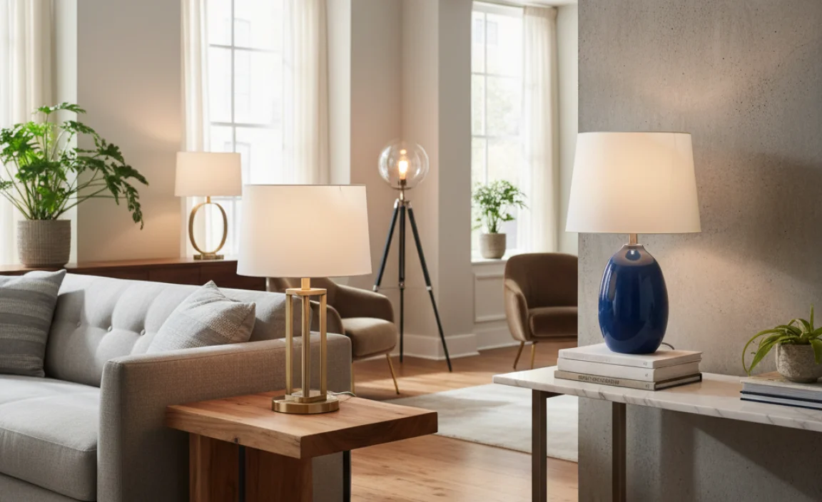 Choosing The Perfect Table Lamp For Your Living Room Decor