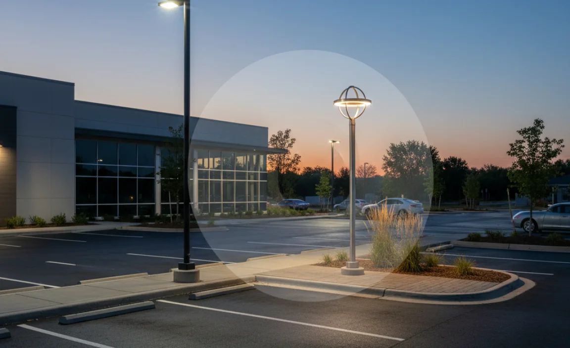 Choosing The Right Light Post For Parking Lot Safety