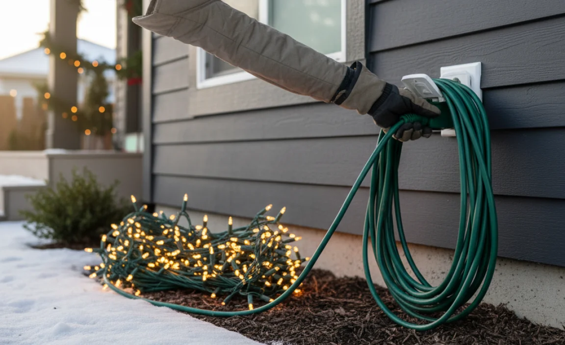 Choosing the Right Location for Plugging in Outdoor Lights