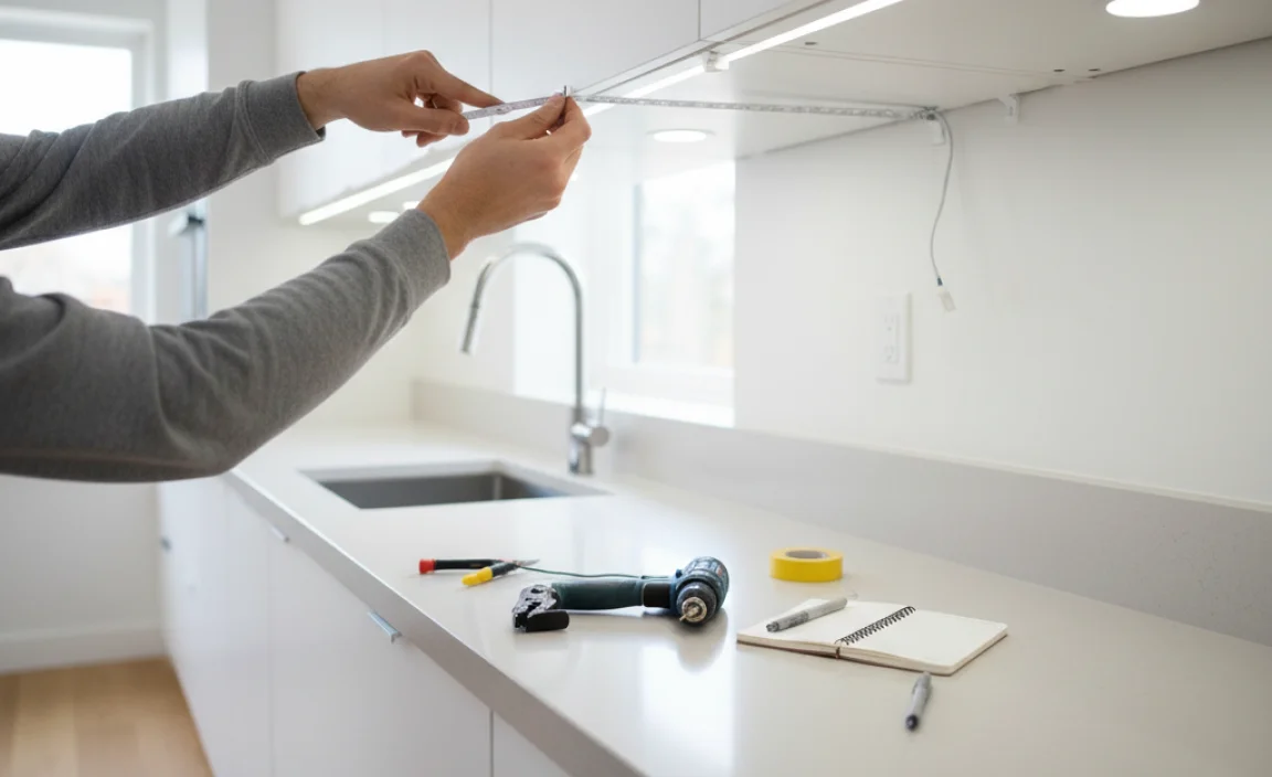 Choosing the Right Placement for Under Cabinet Lights