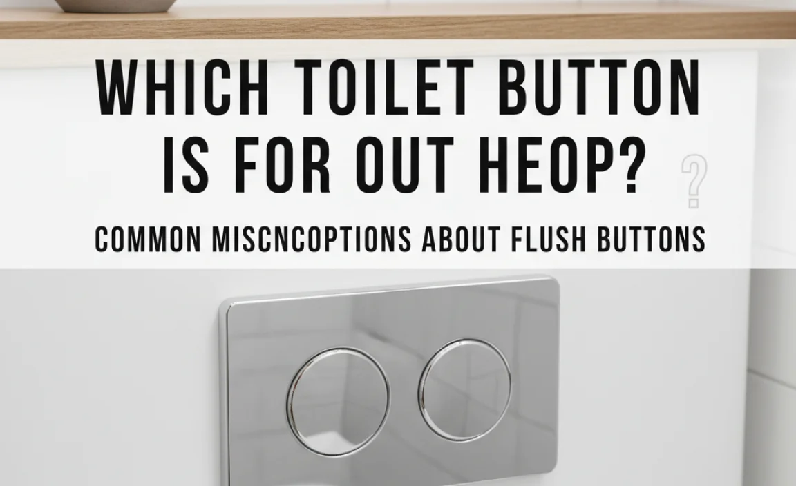 Common Misconceptions About Flush Buttons