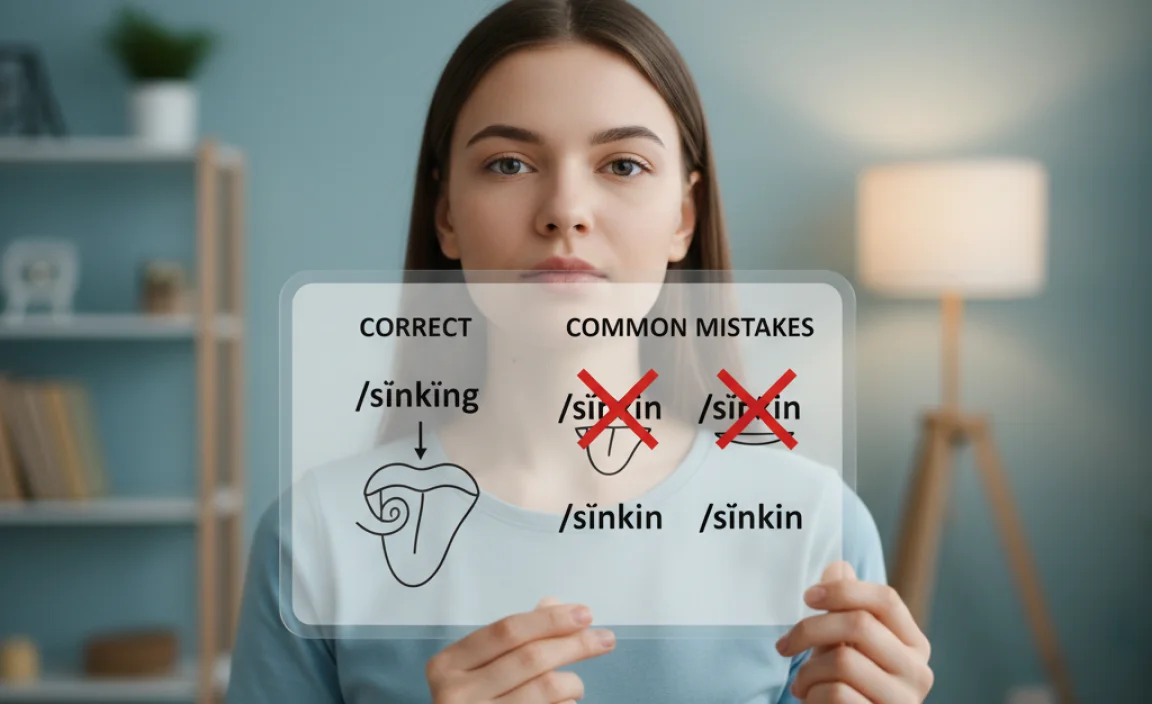 Common Mistakes in Pronouncing &#8220;Sinking&#8221;