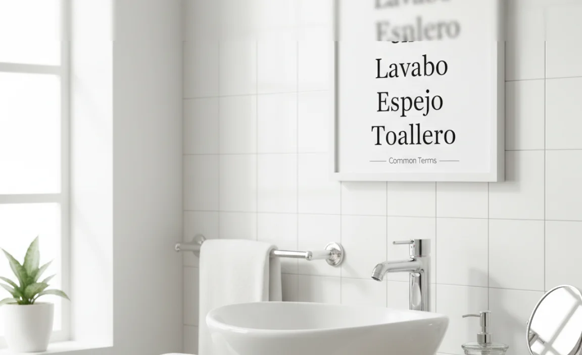 Common Terms Related to Bathroom Fixtures