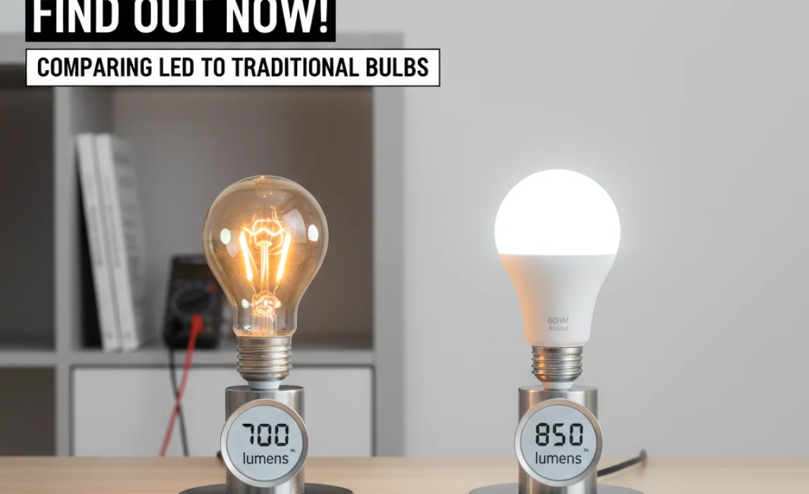 Comparing LED to Traditional Bulbs
