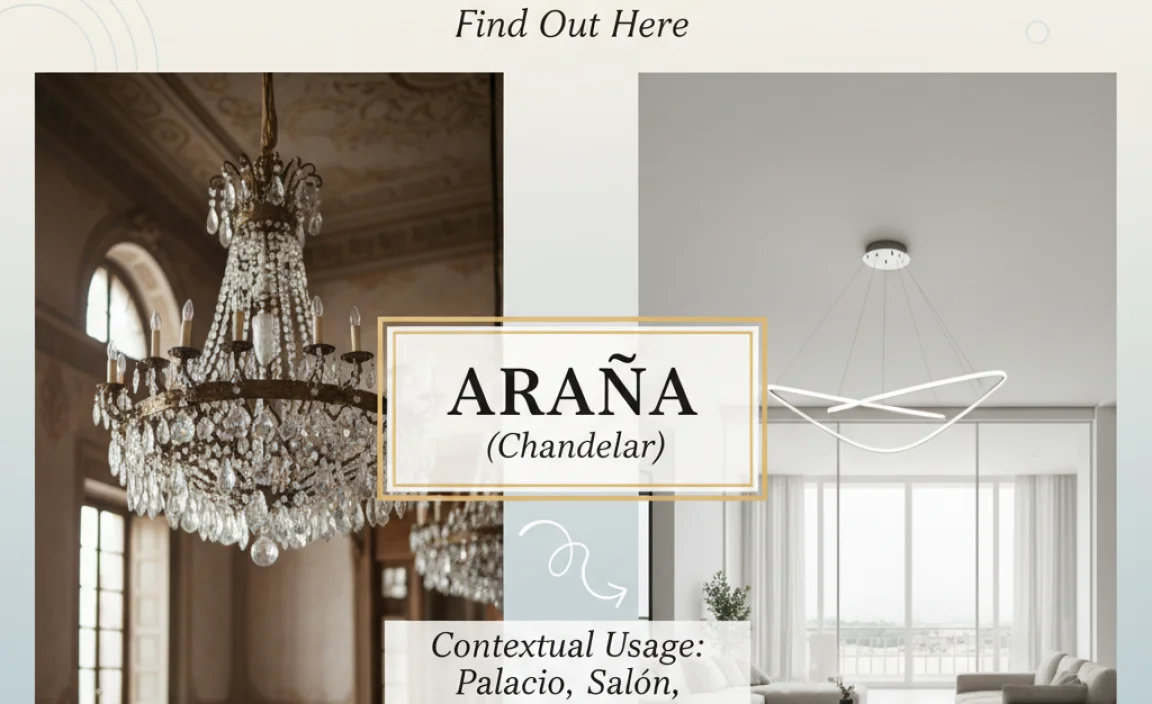 Contextual Usage of “Chandelier” in Spanish