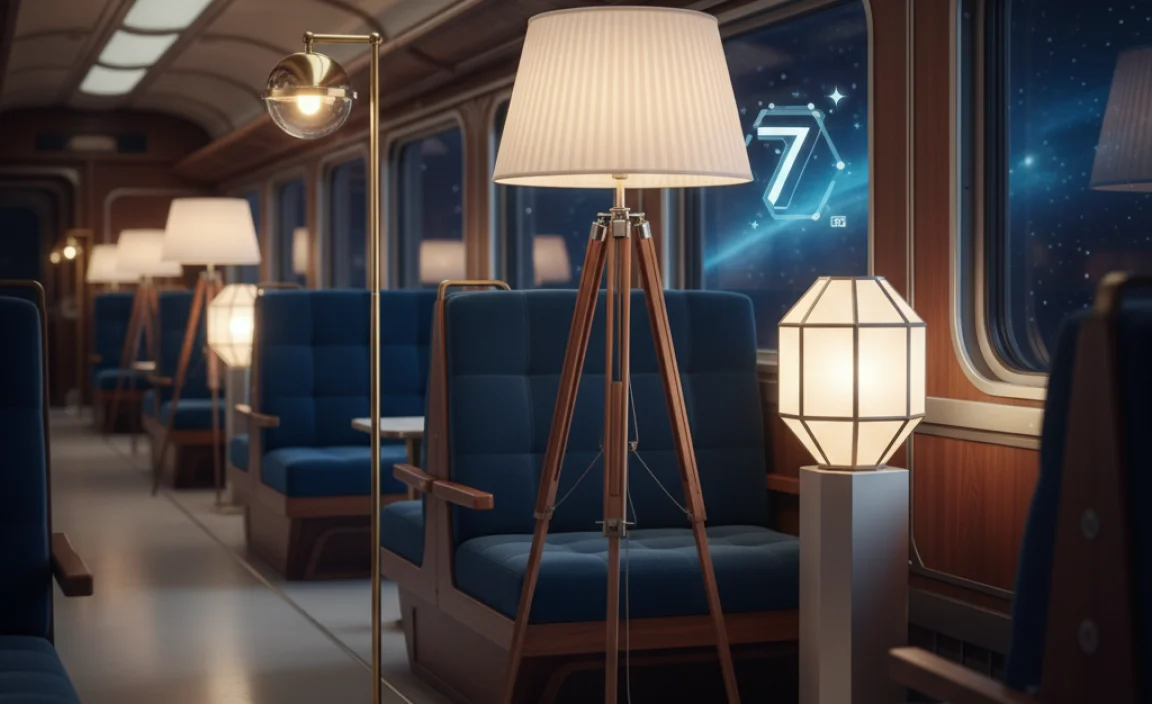 Counting the Floor Lamps