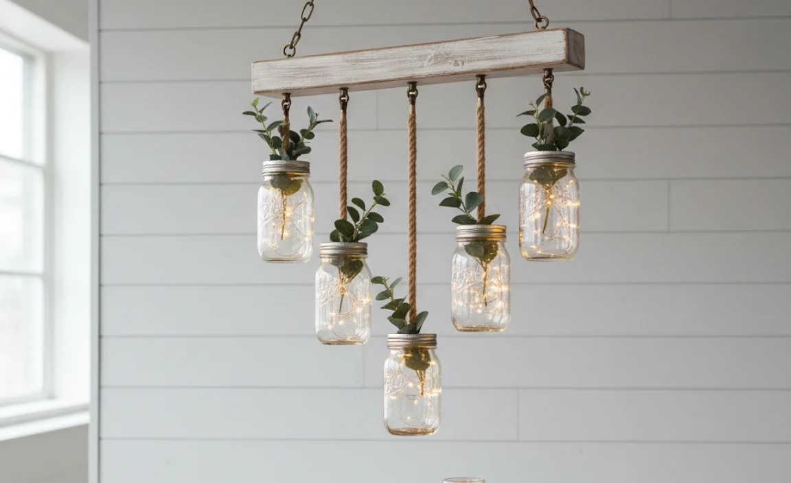 Create Your Own Do-It-Yourself Mason Jar Chandelier Today!