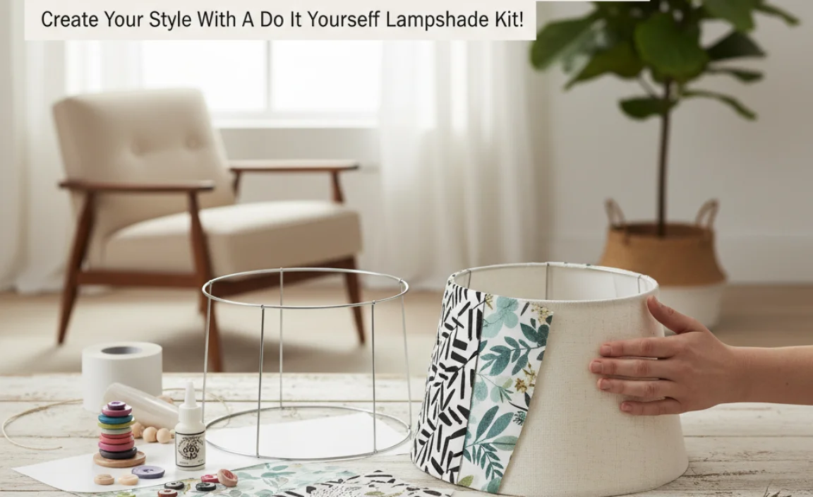 Create Your Own Unique Home Decor With A Do It Yourself Lampshade Kit