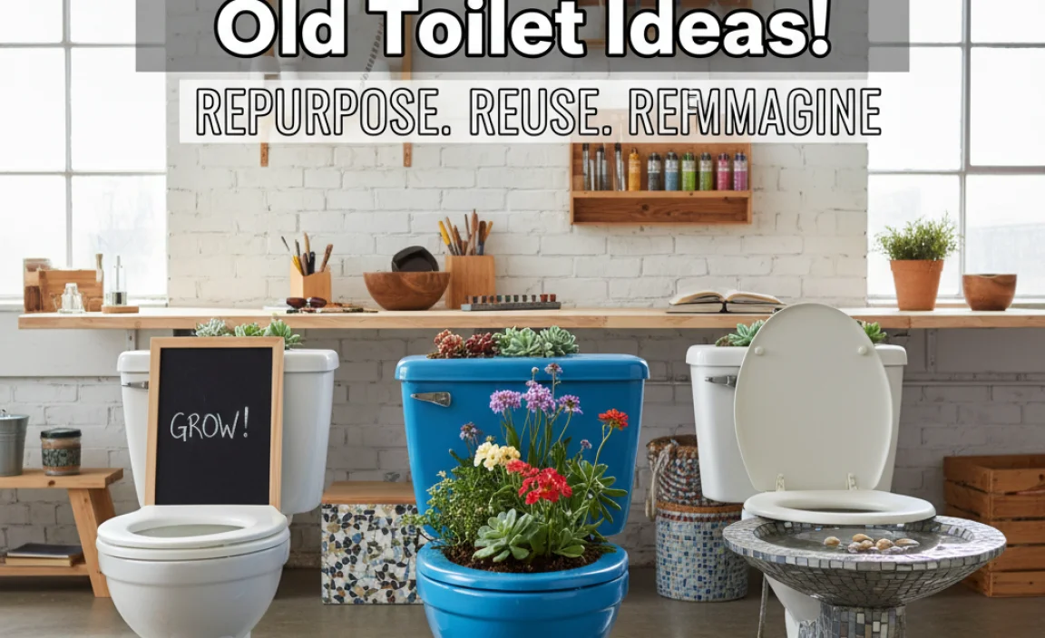 Creative Ways: What To Do With Old Toilet Ideas!