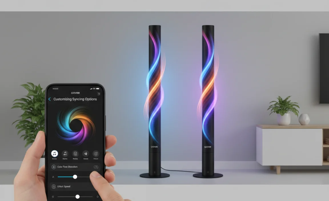 Customizing Syncing Options