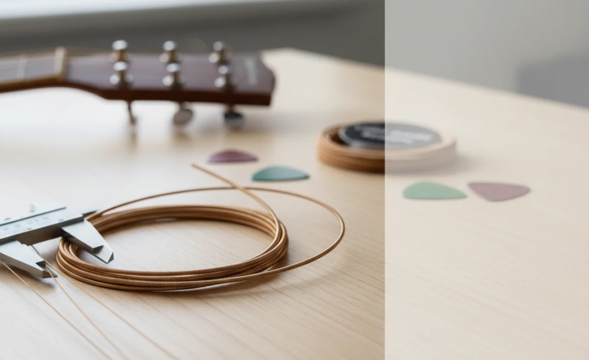 Definition of Light Gauge Acoustic Guitar Strings