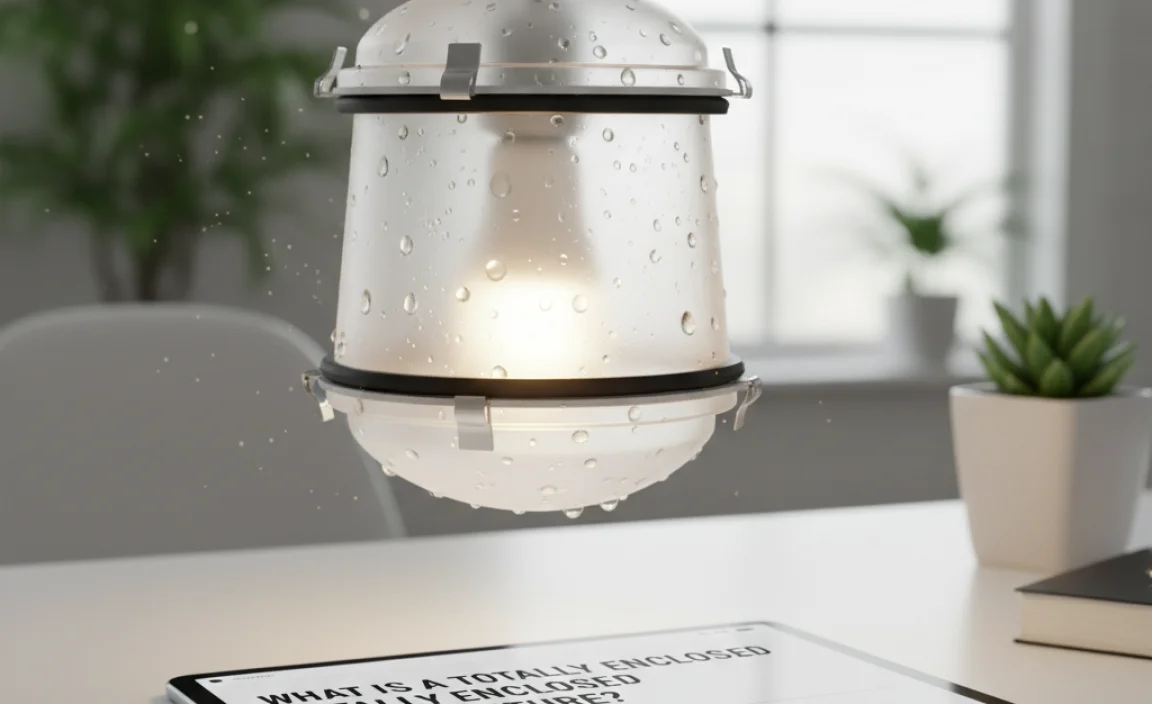 Definition of Totally Enclosed Light Fixture